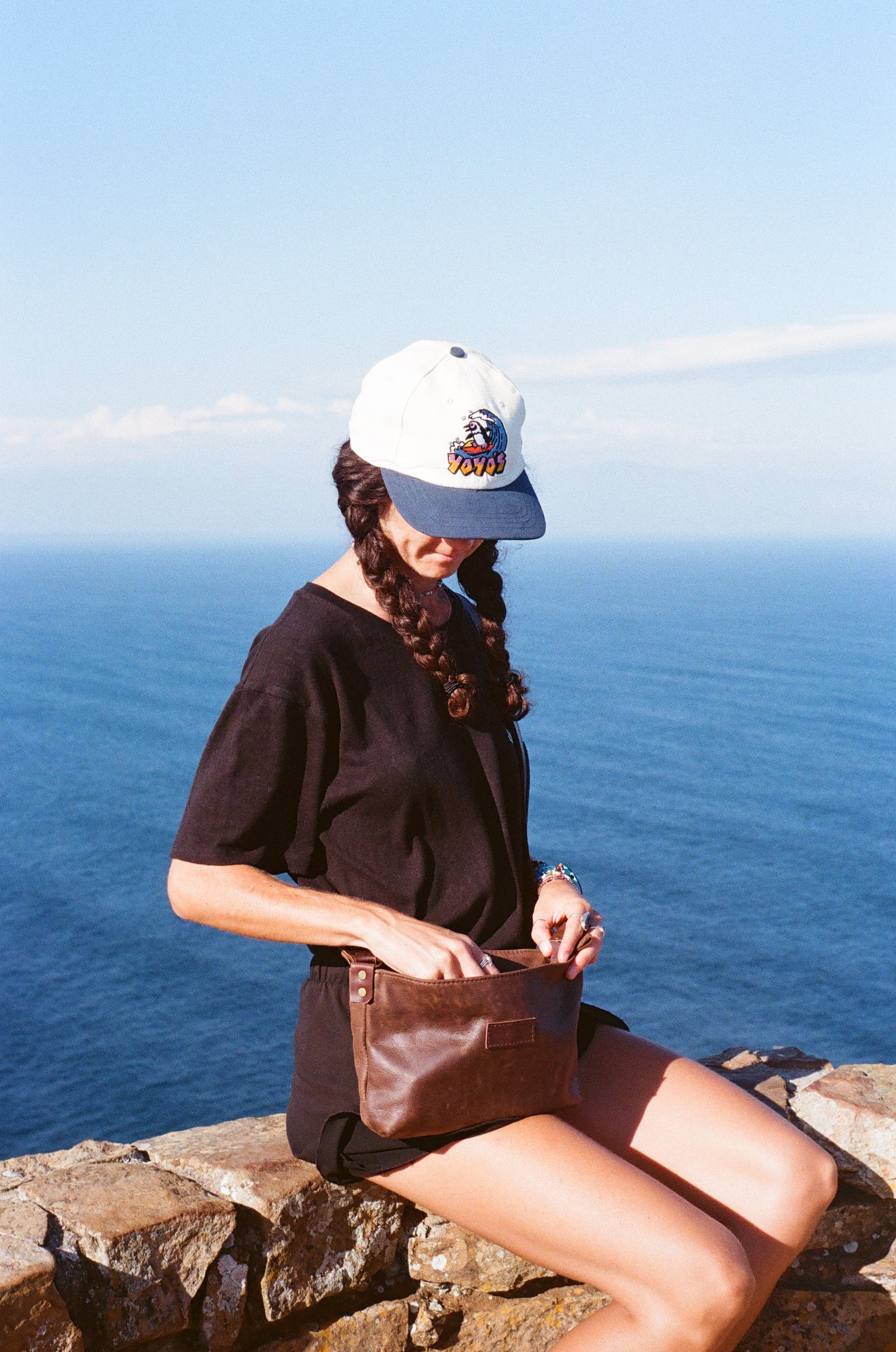 Surfing Penguin Cap